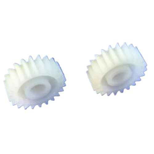 Cylindrical Drive 2pcs 0.7 Module 22 Teeth Nylon Reduction Gear 0.7M 22T 5mm Loose Fit Shaft Pinion 17.9x6.1mm DIY Model Spur Gear Rack Machinery