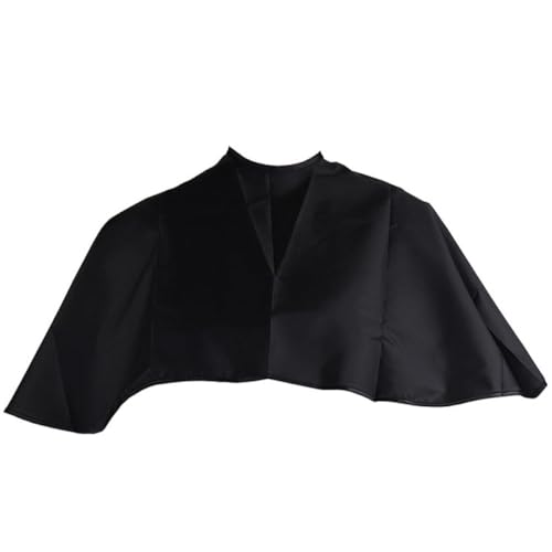 Capa impermeable para peluquería IMIKEYA color negro