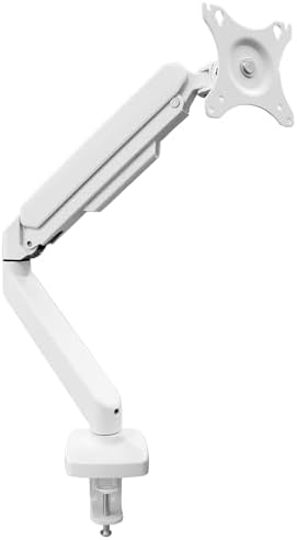 Thronmax Braccio Per Monitor Singolo Con Molla A Gas – Per Schermi Da 21 A 32 Pollici – Supporto Da Scrivania