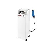 Spazzola stirante professionale a vapore secco - anticalcare - Boiler in rame a risparmio energetico - Garanzia 5 anni - 100% made in Italy - Ricarica continua (autonomia illimitata di stiro). Il prodotto è professionale e se l'utente necessita di minor vapore una delle due resistenze può essere disattivata per risparmiare energia.