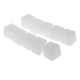 Matériel: Cire de paraffine JISADER 10 Blocs de Cire de Paraffine Cubique pour Fournitures de Fabrication de Bougies à Faire Soi-même, Blanc