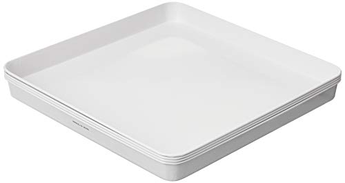 Corelle Coordinates by Reston Lloyd Square Gas Stovetop Burner Covers, Set of 4, Pretty Pink