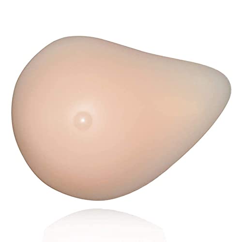 YZJYB Formes de Seins en Silicone Auto-adhésifs Faux Mammaires du Femme Poitrine Améliorer pour Mastectomie Travestis transsexuels Cosplay - Forme de Poire,Right Side Only,A Cup:150g