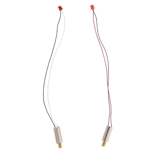 Toyvian 2 Piezas repuestos para drones motores de drones rotor reemplazo zumbido construir motor de dron motor cuadricóptero motor mini piezas de vehículos aéreos no tripulados PVC