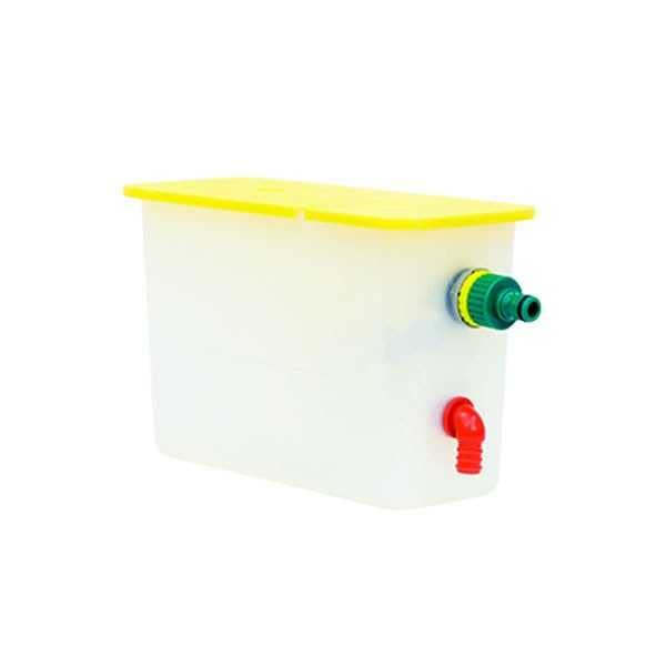 Hatching Time Poultry Water Tank (1 Gallon, ABS Plastic, Automatic, Easy to Clean, Black, Fits Brooders, Pens & Cages, Birds)
