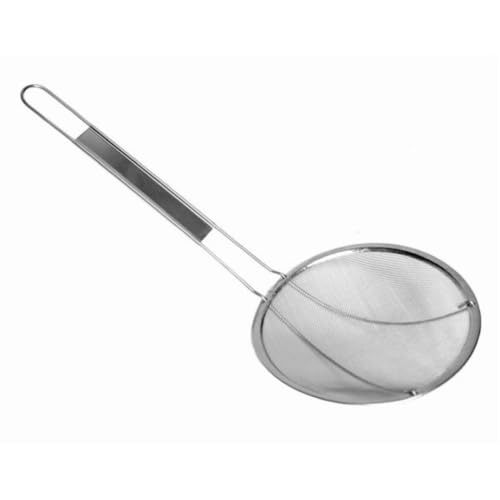 A-to-Z Supply SLSKR875 Skimmer, 8-3/4" Dia., 19-5/8" Long, Round, fine Wire mesh, Stainless Steel
