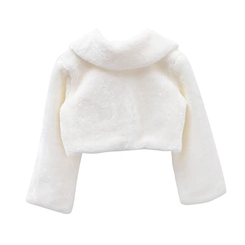 Flower Warm Tippet Winter Dress for Costumes Shawl Wrap Coat Girl Cape Outfits First Shoulder Flower