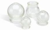 Fire Cup Glass Jars - Set of 3 - Small, Medium & Large - 1 Each