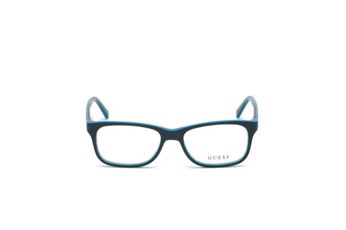 Monture Guess GU 9184 092 bleu lunettes de vue enfant rectangulaires
