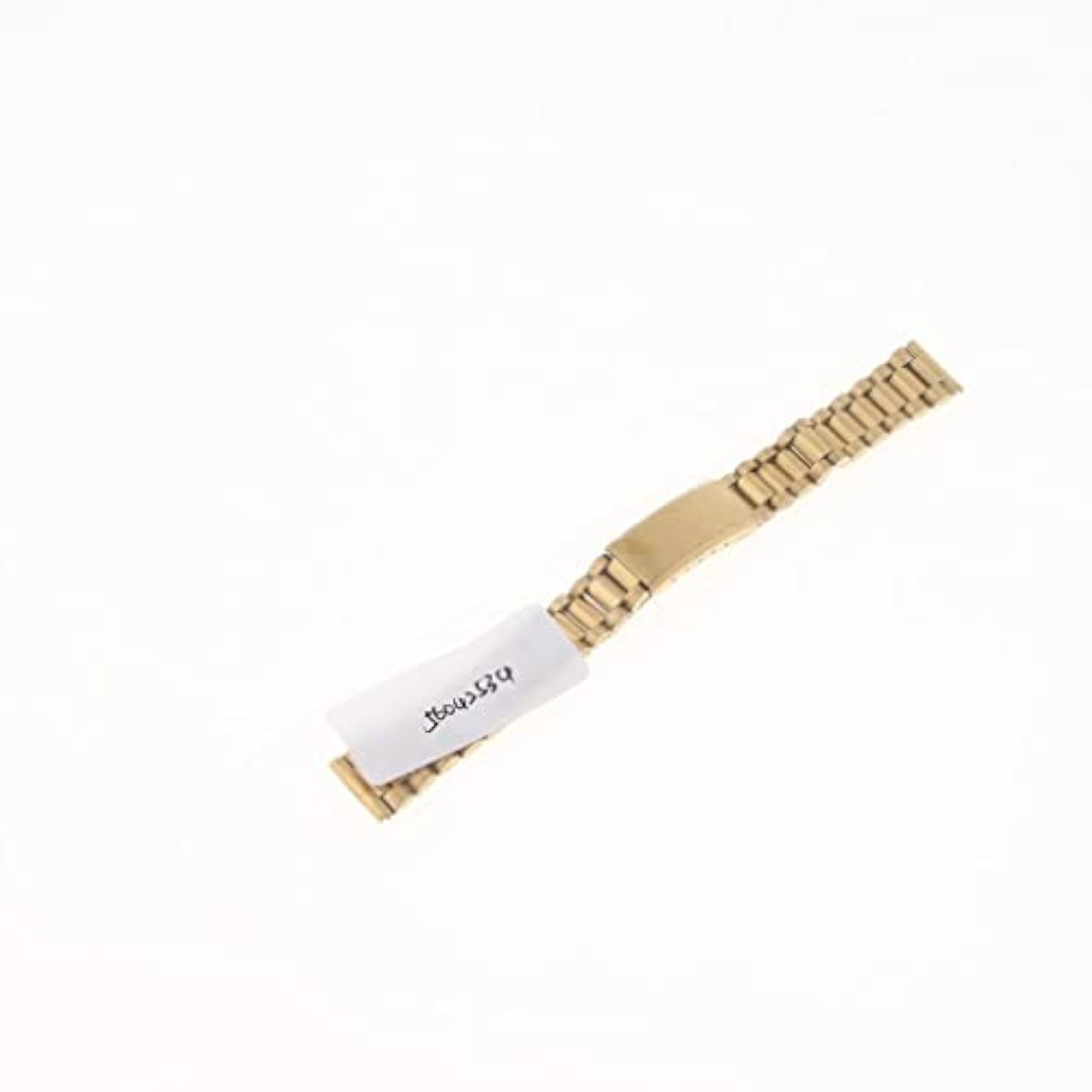 Men's Gold Stainless Steel Watch Band Strap, 16mm Replacement