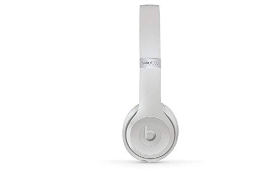 Image of beats Solo3 Wireless On-Ear Headphones Matte Silver - beats by Dr Dre (Renewed)