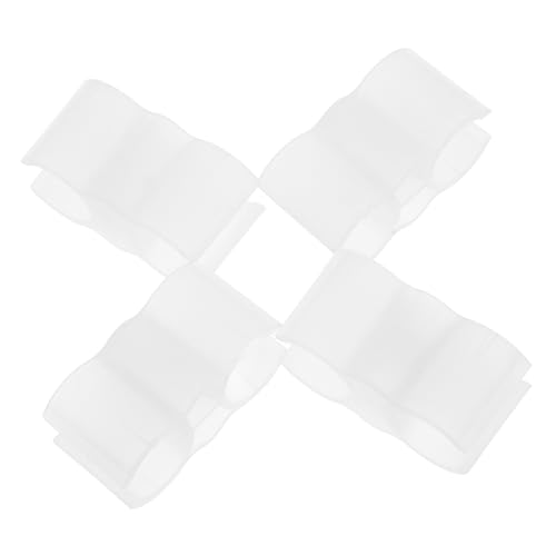 Happyyami 4pcs Mop Heads Dustpan Clip Cleaning Tool Linkage Kit Secure Broom-dustpan Coupling Clip for House Cleaning