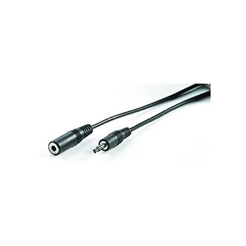 ROLINE 3.5 mm Extension Cable ST/BU black Black 5 m