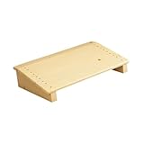 KiBcsLic Footrest, Under Office Desk Foot Rest, Step Stool Foot Support Smooth Surface Footstool Foot Stool for Working Chair Office, Wood