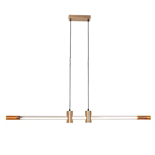 Lampe à suspension LED linéaire à hauteur réglable pour un éclairage de cuisine sur mesure