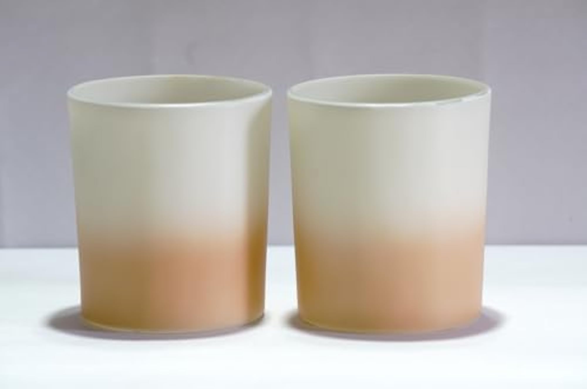 Frosted Glass Candle Jar for DIY Crafts