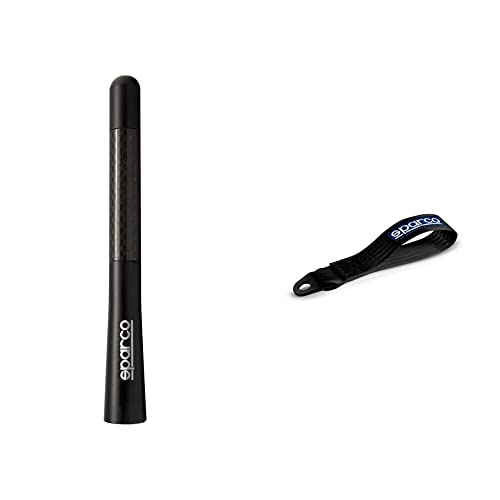 Sparco SPC1418 Antenna Stile Urbano, Nero/Carbon &...