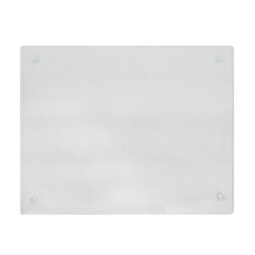YöL Tempered Glass Worktop Protector - Textured Frosted Non-Slip Chopping Board for Kitchen Use