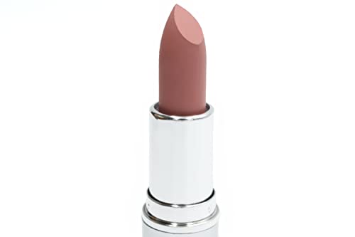 Image of Pure Ziva Mauvelous Dark Rose Pink Matte Creamy Pearl Lipstick Color Moisturizing Paraben Free, No Animal Testing & Cruelty Free Lip Makeup Color