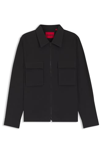 Chemise Oversize en Seersucker HUGO Eselio Homme en Coton Stretch