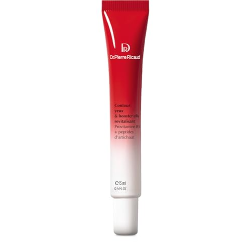 Dr Pierre Ricaud Contour Yeux & Booster Cils Revitalisant - Crème pour le contour des yeux à la Provitamine B5 et aux Peptides d'Artichaut - Soin visage pour Femme - Soin Anti-Age - 15ml