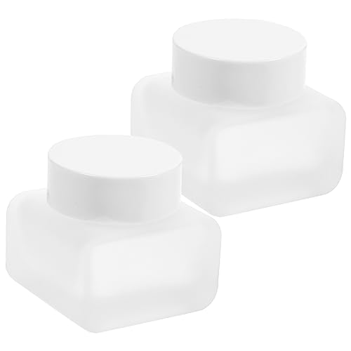 Ipetboom 5 Juegos Cajas De Crema Maquillaje Maquilhagem Sun Cream Mason Jar Cosmeticos Fórmula Envase Dulce Sub Botellas De Crema Contenedores De Muestras Cosméticas Vidrio 2 Piezas * 5