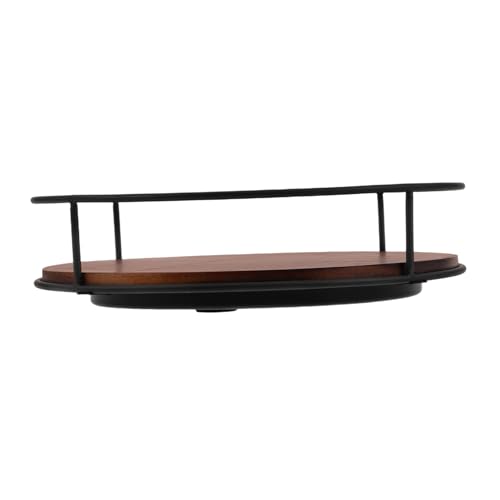HOMOBABE Organizador Giratorio de Madera para Cocina y Oficina Estante Redondo para Especias y Condimentos Diseño Práctico y Elegante Construcción y Duradera y Rápido