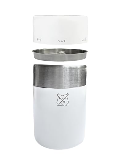 Envase para té matcha de acero inoxidable 150g miniatura 2