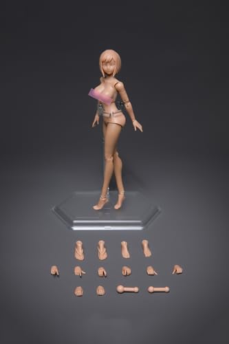 Image of Fremego 1 /12 Scale Female Action Figure,Joint Flexible Plump Body Figure