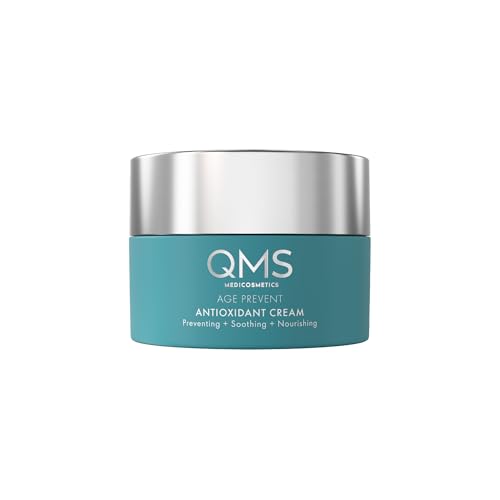QMS Medicosmetics Age Prevent Antioxidant Day + Night Cream – Intensive Moisturizing Cream that Helps Prevent Damage from Environmental Aggressors – For Dry, Stressed + Mature Skin – 1.69 oz