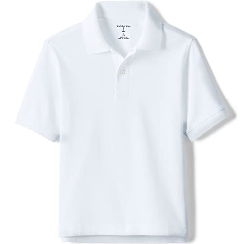 Lands' End School Uniform Kids Short Sleeve Interlock Polo Shirt