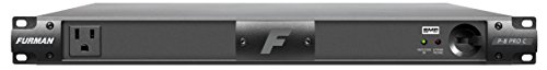 Furman P-8 PRO C Power Conditioner | 20A, 9 outlets, 1U rackmount, steel chassis, SMP+/LiFT/EVS...
