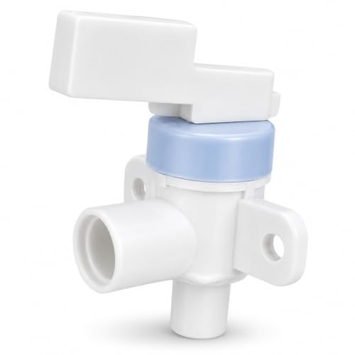 Water Dispenser Valve Assembly Replacement Part Compatible with Avalon Primo Brio Water Dispensers and Water Coolers White & Blue Plastic Water Cooler Valve Replacement Parts Easy Install 1 Pack