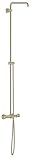 GROHE 26490EN0 Euphoria Shower System with Bath Thermostat for Wall Mount, Brushed Nickel