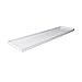 Elite Global Solutions M8301-W Rectangular Bin, 30" x 8" x 1 1/4" h, Melamine, White (Pack of 2)