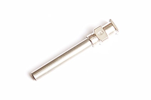 Dispense All 12 Pack - 8 Gauge 1 Inch All Metal Blunt Tipped Dispensing Needle, Stainless Steel, Luer Lock | Refill Cartridges And Transfer Viscous Liquids Oils Glycerin Distillate Epoxy Adhesive #TOP3