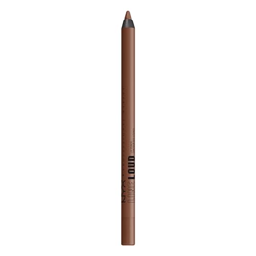 NYX PROFESSIONAL MAKEUP Lip Lingerie Liner Stain, Seamless Make Up with All-Day Color, Waterproof Lip Stain Finish - Barely There (Peach Nude)
