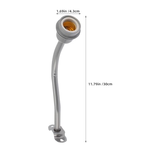 Accessoire pour lampadaire jardin robuste en fer noir E27 - 2