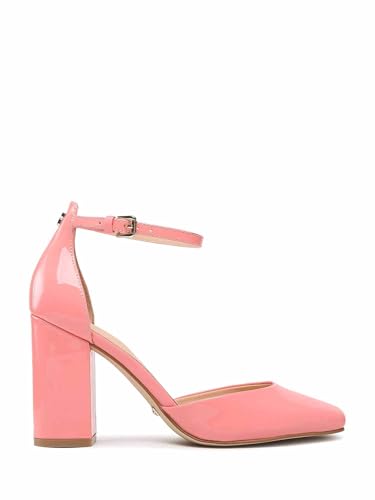 Sandales à talons GUESS femme rose nu-pieds habillés chic Fl5kie pat03
