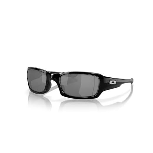 Óculos de Sol Oakley Masculino OO9238 Fives Quadrado Retangulares, Preto Polido/Iridium Preto Polarizado, 54 mm