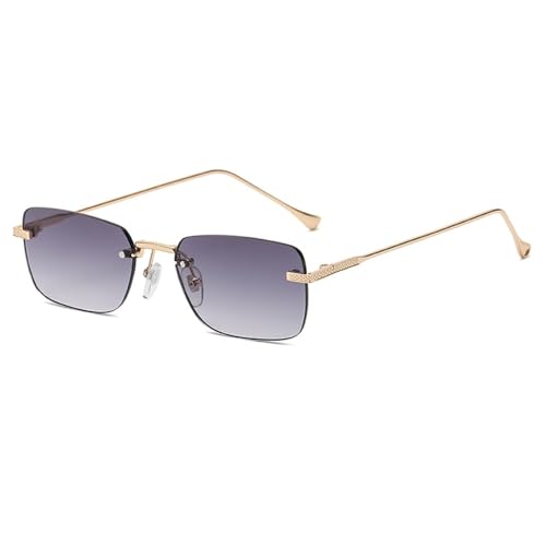 Lunettes de soleil sans monture pour rayonner en festival avec un look punk vintage
