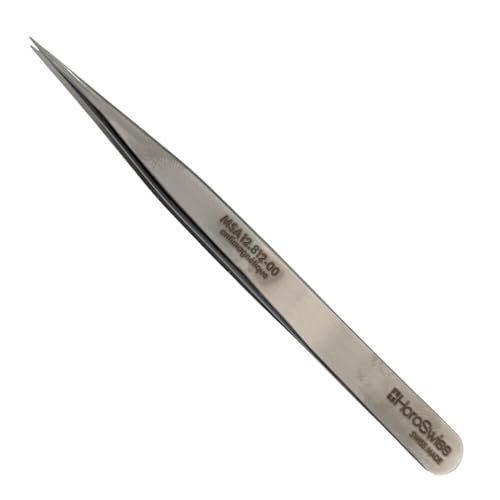 Horotec MSA 12.812-00 antimagnetic steel watchmaker tweezer