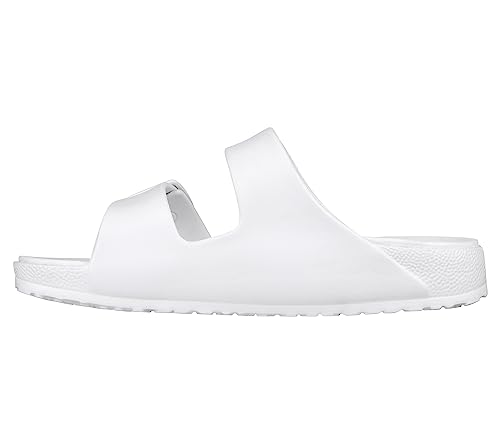 Skechers Skechers Women's FOAMIES Arch Fit Cali Breeze 2.0 Two-Band, White, 10