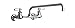 Chicago Faucet 540-LDL8E1ABCP Wall Mount Service Sink with Metal Lever Handles, Chrome
