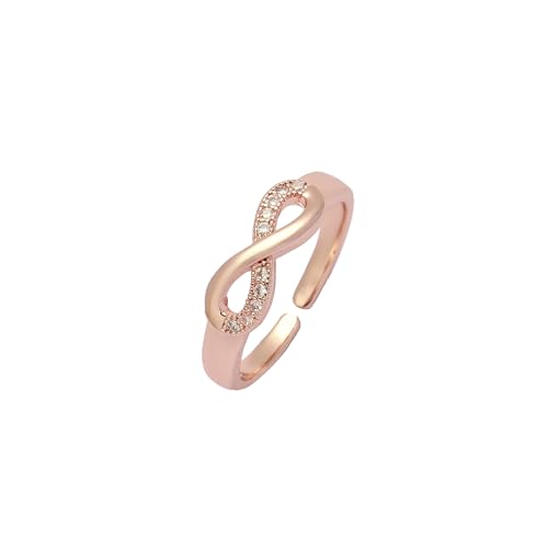 Image of SALTY Anti Tarnish Finger Ring for Women | Adjustable Fancy Jewellery Design | Fashion Accessories for Girls | Minimal Jewelry | Gift for Diwali, Christmas, Marriage, Birthday