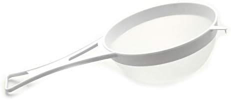 Chef Aid 18cm Nylon Mesh Plastic Strainer, White