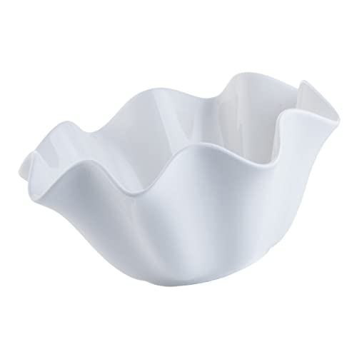 Luxshiny 2 Peças Tigela De Cerâmica Tigela De Sopa De Cerâmica Decoração Branca Pratos De Cerâmica T