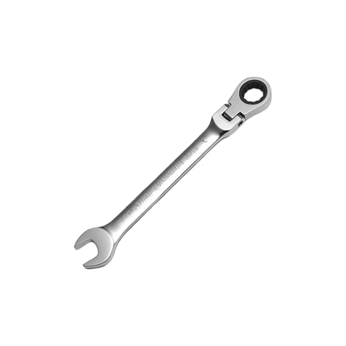 Image of WISEUP Ratchet Wrench, CR-V Chrome-vanadium Steel 8mm Wrench, 180 Adjustable Combination Wrenches, Double-end Ratchet Wrench, Anti-slip Rust-proof, Labor-saving Tools