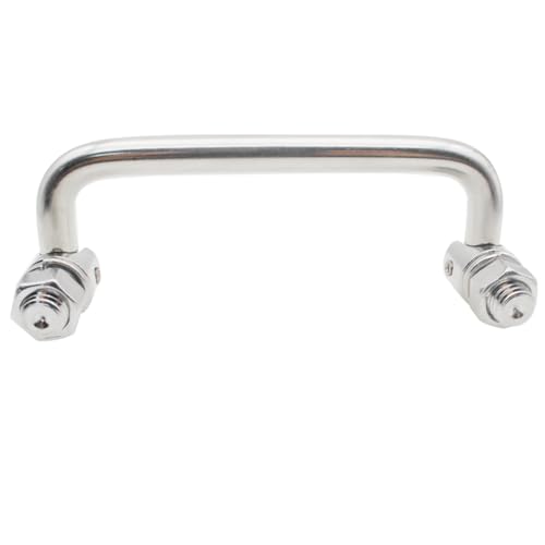 Image of 1 Pcs Folding Pull Handle Stainless Steel Toolbox Handle U-Shape Cabinet Handles for Doors Window Cabinet Toolbox Hardware Parts