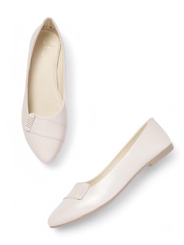 Image of Marc Loire Women's Slip-On Flat Ballerina Shoes for Casual Wear, Party and Formal Occasions